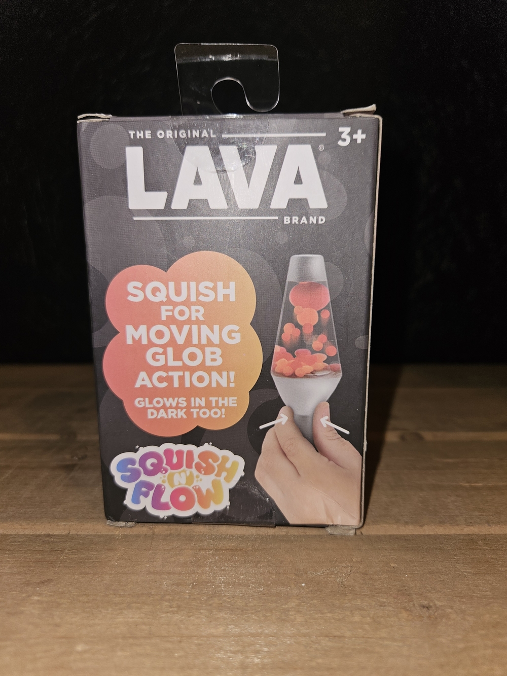 PURPLE Schylling Glow in the Dark Lava Lamp Squishy ✨🌋 - Picture 3 of 5
